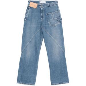 Jw Anderson Men Jeans With Twisted Design